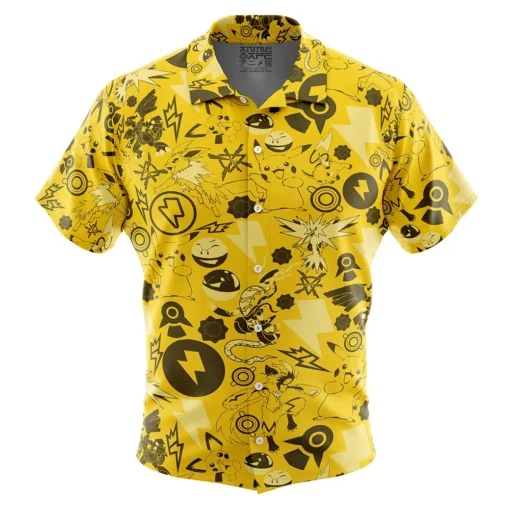 Chemise hawaïenne Pokémon Type Électrique