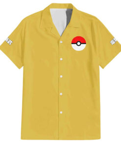 Chemise hawaïenne Pokémon type Électrik
