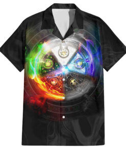 Chemise hawaïenne Magic: The Gathering éléments
