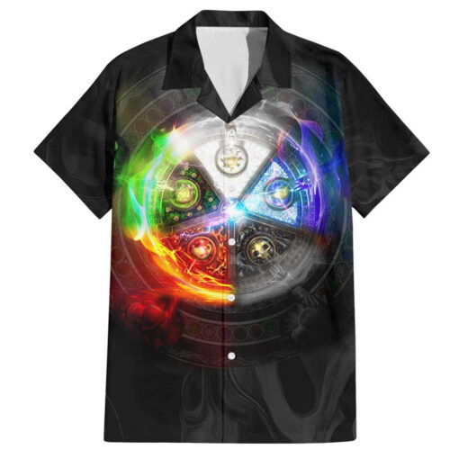 Chemise hawaïenne Magic: The Gathering éléments
