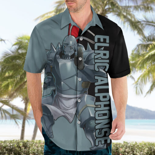 Chemise hawaïenne Alphonse Elric Fullmetal Alchemist – Image 3