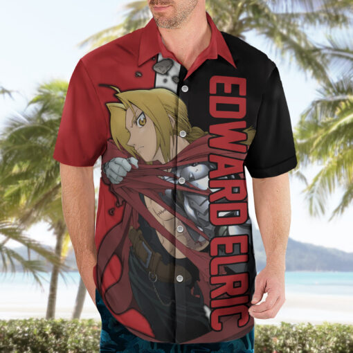 Chemise hawaïenne Edward Elric Fullmetal Alchemist – Image 3