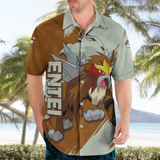 Chemise hawaïenne Entei Pokémon – Image 3