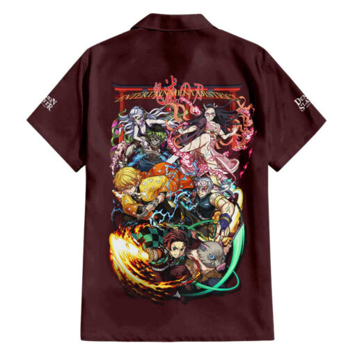 Chemise hawaïenne Arc Quartier des Plaisirs Demon Slayer – Image 2