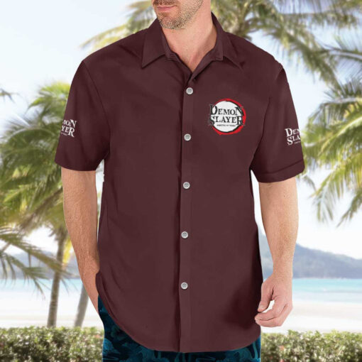 Chemise hawaïenne Arc Quartier des Plaisirs Demon Slayer – Image 3