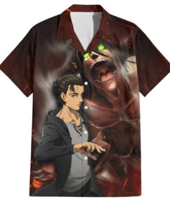 Chemise hawaïenne Eren Jäger AOT Saison Finale