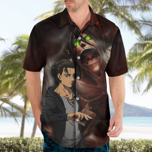 Chemise hawaïenne Eren Jäger AOT Saison Finale – Image 3