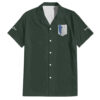 Chemise hawaïenne Eren Jäger L’Attaque des Titans style japonais