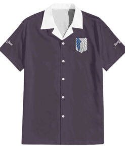 Chemise hawaïenne Histoire d’Eren Jäger L’Attaque des Titans