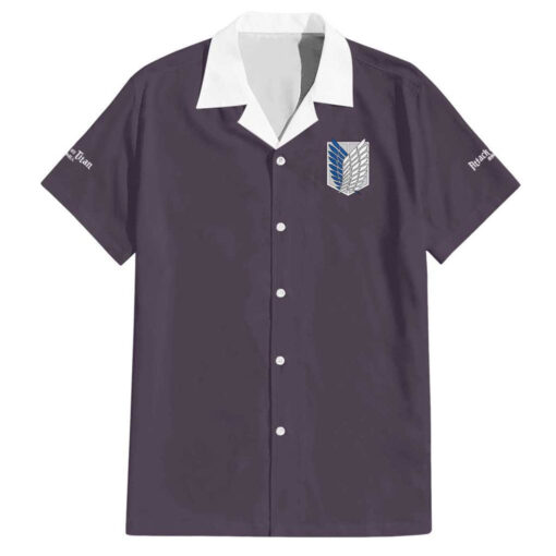 Chemise hawaïenne Histoire d’Eren Jäger L’Attaque des Titans
