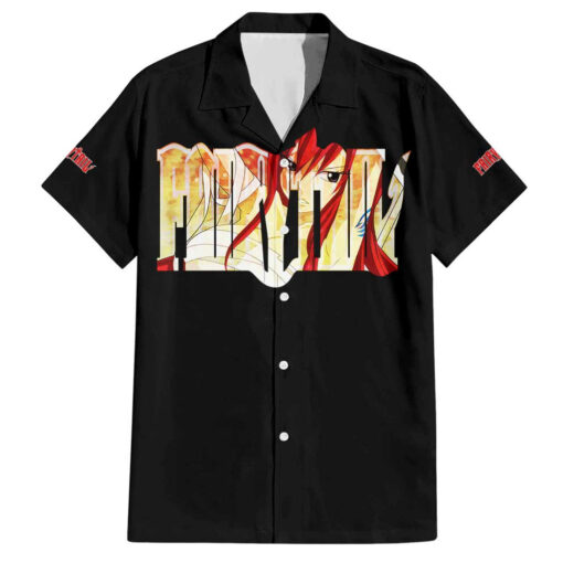 Chemise hawaïenne Erza Scarlet Fairy Tail