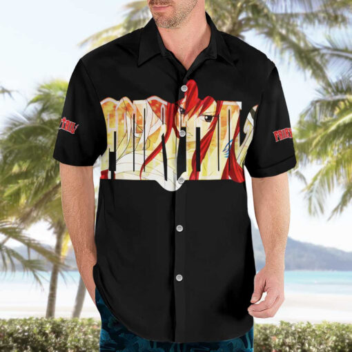 Chemise hawaïenne Erza Scarlet Fairy Tail – Image 3