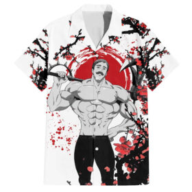 Chemise hawaïenne Escanor Seven Deadly Sins style japonais