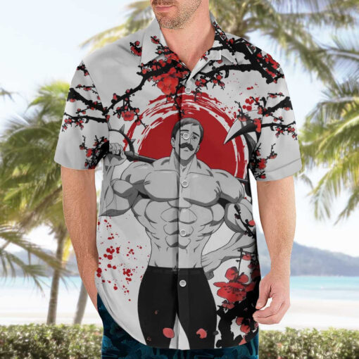 Chemise hawaïenne Escanor Seven Deadly Sins style japonais – Image 3