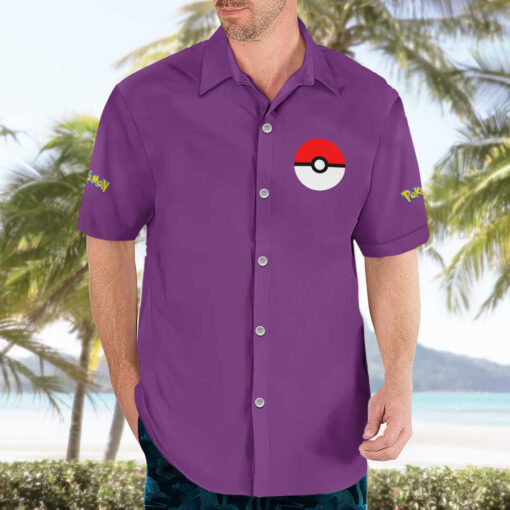 Chemise hawaïenne Mentali (Espeon) Pokémon – Image 3