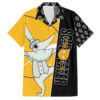 Chemise hawaïenne Excalibur Soul Eater style crânes et art
