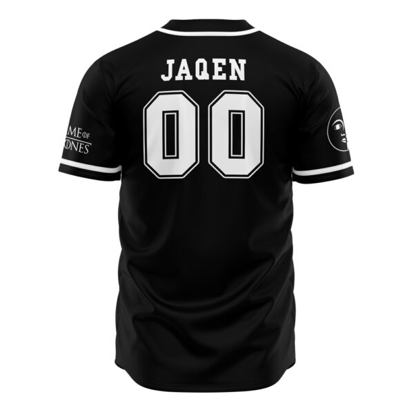 Maillot de baseball Hommes Sans Visage de Braavos Jaqen Game of Thrones – Image 2