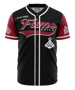 Maillot de baseball Guilde de la Renommée Solo Leveling