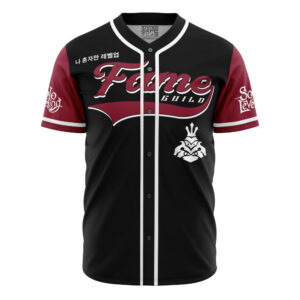 Maillot de baseball Guilde de la Renommée Solo Leveling