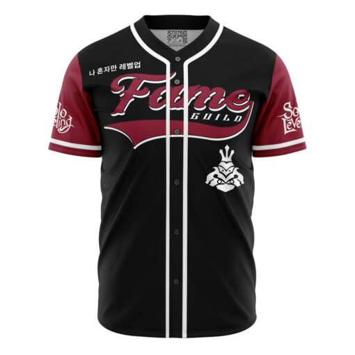Maillot de baseball Guilde de la Renommée Solo Leveling