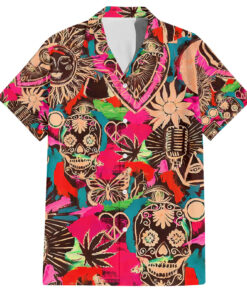 Chemise hawaïenne Crâne Festival Souvenirs
