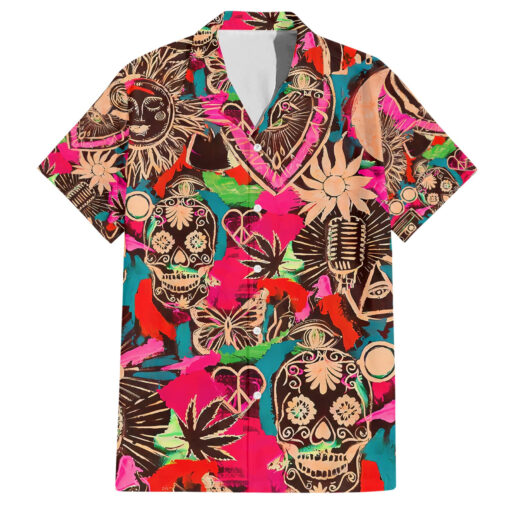 Chemise hawaïenne Crâne Festival Souvenirs