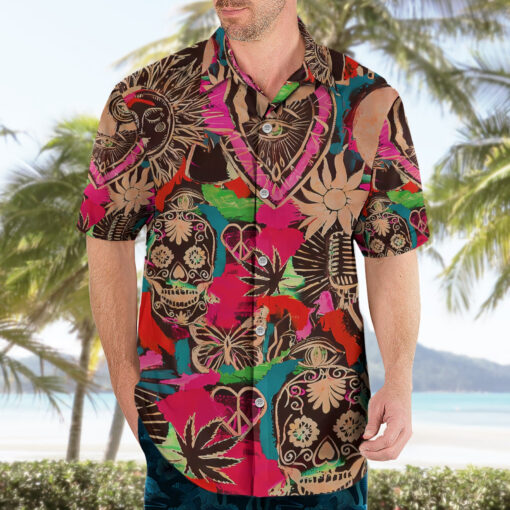 Chemise hawaïenne Crâne Festival Souvenirs – Image 3