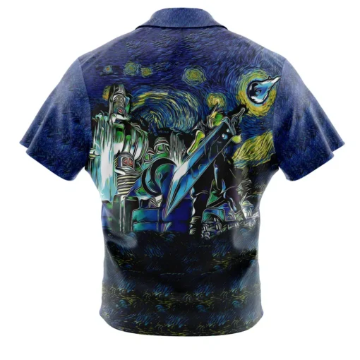 Chemise hawaïenne Nuit étoilée Midgar Final Fantasy 7 – Image 2