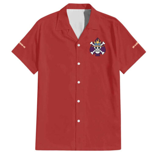 Chemise hawaïenne Ace aux Poings Ardents One Piece