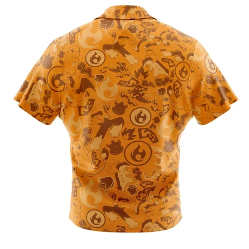 Chemise hawaïenne Pokémon Type Feu – Image 2
