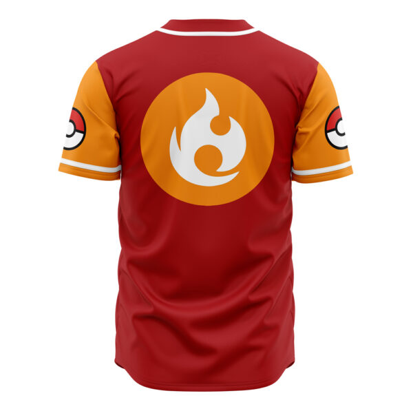 Maillot de baseball Danseflammes Type Feu Pokémon – Image 2