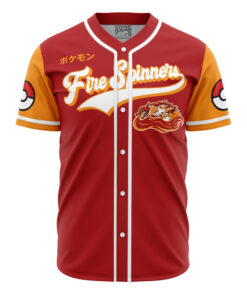 Maillot de baseball Danseflammes Type Feu Pokémon