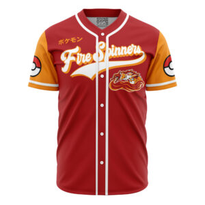 Maillot de baseball Danseflammes Type Feu Pokémon
