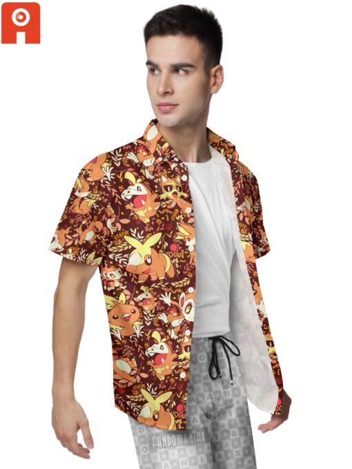Chemise hawaïenne Type Feu style Aloha – Image 2