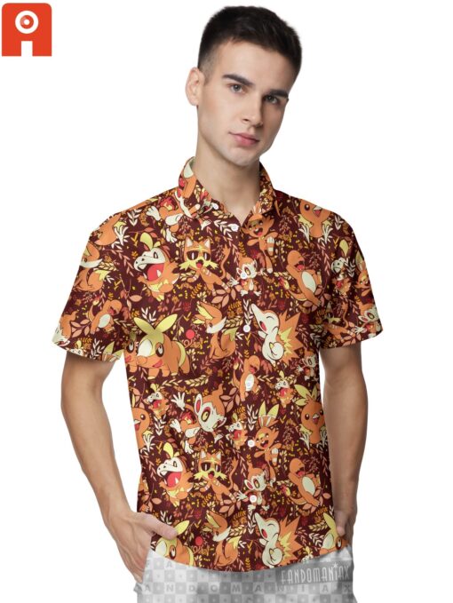 Chemise hawaïenne Type Feu style Aloha – Image 3