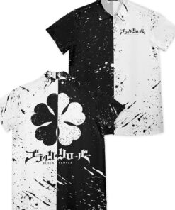 Chemise hawaïenne Trèfle à cinq feuilles