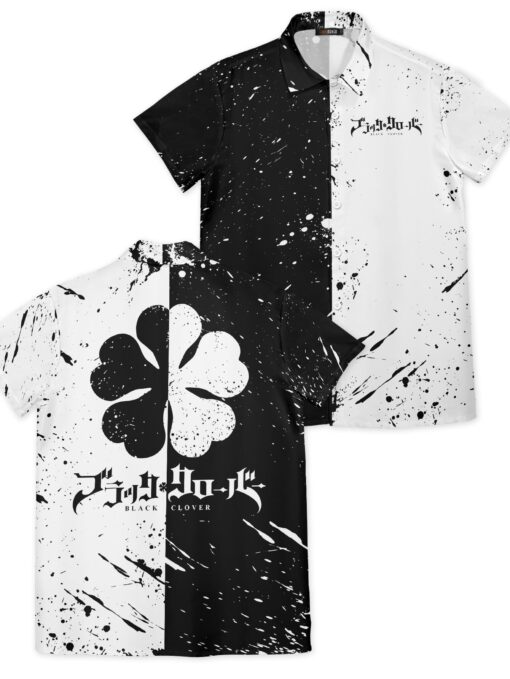 Chemise hawaïenne Trèfle à cinq feuilles