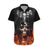 Chemise hawaïenne Crâne en feu Spectral Pyre