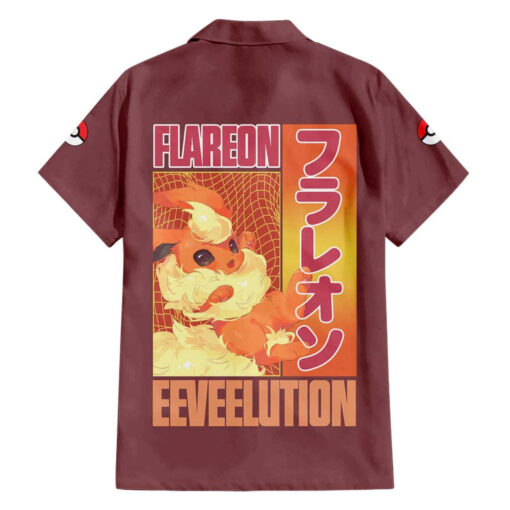 Chemise hawaïenne Pyroli (Flareon) Pokémon – Image 2