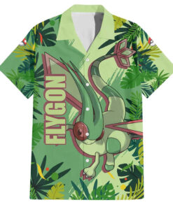 Chemise hawaïenne Flygon Pokémon