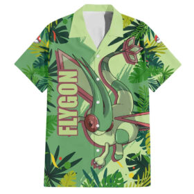 Chemise hawaïenne Flygon Pokémon