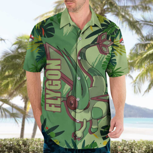 Chemise hawaïenne Flygon Pokémon – Image 3