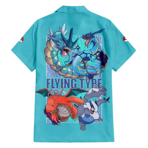 Chemise hawaïenne Pokémon type Vol – Image 2