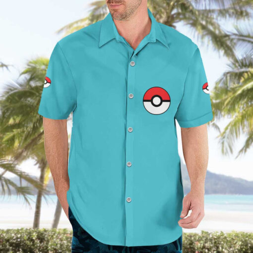 Chemise hawaïenne Pokémon type Vol – Image 3