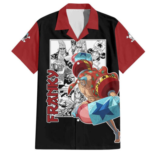 Chemise hawaïenne Franky One Piece style manga