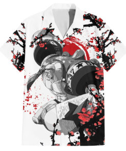 Chemise hawaïenne Franky One Piece style manga japonais