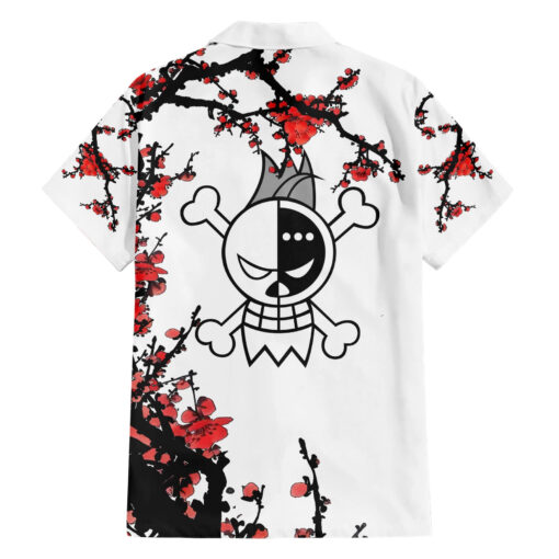 Chemise hawaïenne Franky One Piece style manga japonais – Image 2