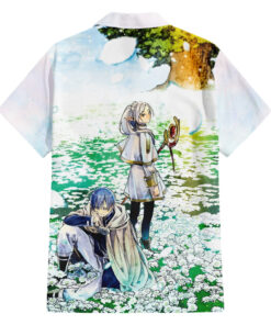 Chemise hawaïenne Frieren - champ fleuri