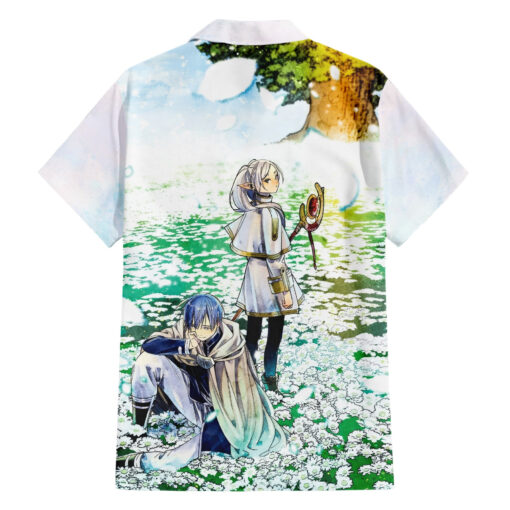 Chemise hawaïenne Frieren - champ fleuri