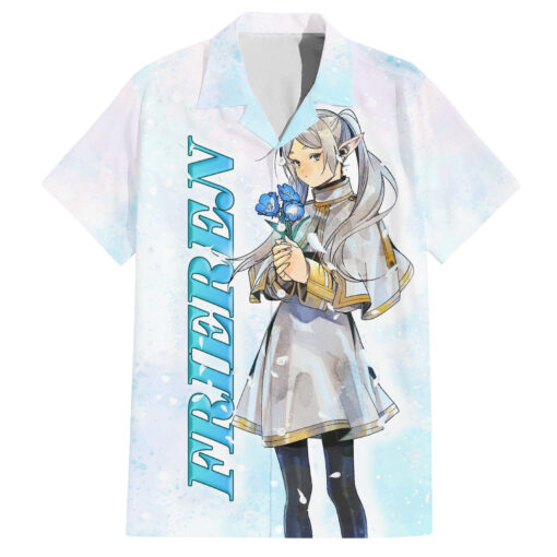 Chemise hawaïenne Frieren - champ fleuri – Image 2